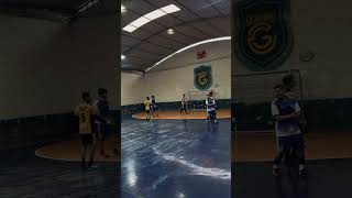 Golaço no futsal estilo ibrahimović futebol [upl. by Beitris]