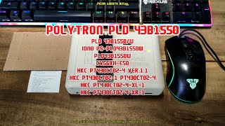 POLYTRON PLD 43B1550 43B1550W CV56XHE50 HKC PT430CT024 VER11 PT430CT021 PT430CT024XL1 [upl. by Gowon]