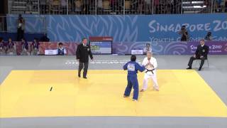 Essen vs Belgrado  Judo  Gold Medal Contest  Singapore 2010 Youth Games [upl. by Hope]