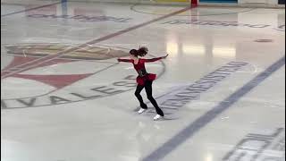 Campionato Italiano Fascia Elite 1° prova Cavalese 51024 Ginevra Volante short program 🥇 [upl. by Nilekcaj]