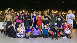 Latihan rutin nonstop fighting club di GBK kickboxing [upl. by Timmi]