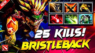 25 Kills BRISTLEBACK Dota 2 Gameplay  DOTA 2 Bristleback Carry Build Pro Gameplay Guide 737 [upl. by Kristof]