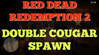 RDR2 Cougar Spawn Location [upl. by Mychal]