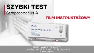 Wondfo Szybki Test Streptococcus A  FILM INSTRUKTAŻOWY [upl. by Nolur]