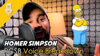 Homer Simpson Voice Breakdown  How To Do Homer Simpsons Voice RCSB Breakdown [upl. by Missie]