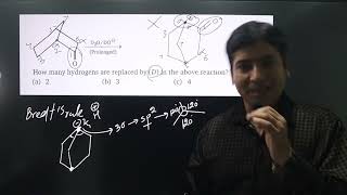 How many hydrogens are replaced by D in the above reaction [upl. by Molohs]