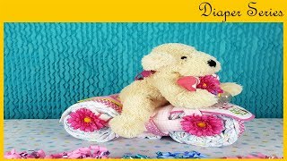 Tricycle Diaper Gift 3 BABY SHOWER DIY SERIES HowTo Make [upl. by Elmer]