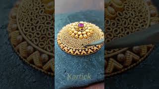 Gold pendant making shorts jewellery reels pendant kartickmondalgold [upl. by Shing]