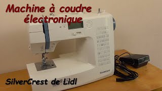 Présentation de la machine à coudre électronique de Lidl [upl. by Cayser690]