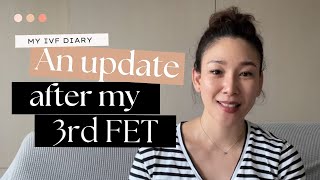 A quick update after my 3rd Frozen Embryo Transfer  infertility embryotransfer FET IVFinyour40s [upl. by Gloriane]