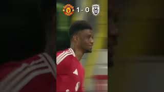 Gol man untd manutd ligaeuropa shorts [upl. by Eiuqnimod]