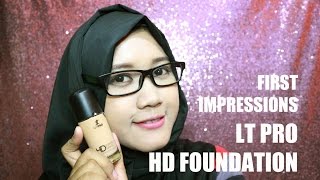 First Impressions LT PRO HD Foundation [upl. by Klement]