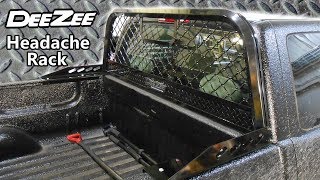 Project Frankenstein DEE ZEE Aluminum Headache Rack Install Silverado [upl. by Leinadnhoj]