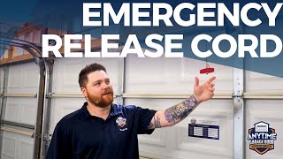 How To Use Garage Emergency Release Cord [upl. by Sidell779]