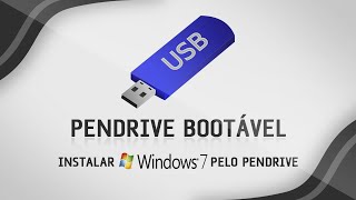 Como criar um pendrive bootável  Instalar Windows 7 pelo pendrive [upl. by Estele]