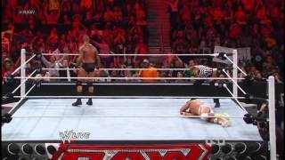 WWE RAW  Randy Orton Vs Alberto Del Rio 52112 HD [upl. by Llenehs]