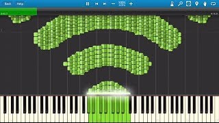 WIFI Synthesia MIDI Art [upl. by Clio]