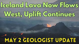 Lava Output Slows at Iceland Volcano But Magma Continues to Accumulate Below Geologist Analysis [upl. by Scotti351]