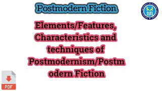 Features of Postmodernism [upl. by Acinna485]