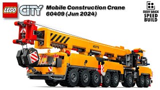 LEGO City Mobile Construction Crane  60409 Speed Build [upl. by Israel]