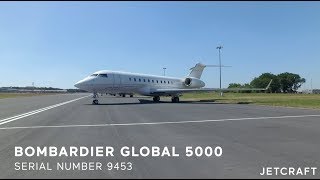 Bombardier Global 5000 sn 9453 [upl. by Llesirg]