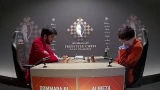 ROOK SAC Gukesh vs Alireza Firouzja  Freestyle Chess GOAT Challenge 2024  G1 [upl. by Codding]