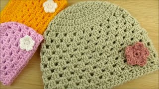 How to crochet a beanie hat Fast amp Easy tutorial  with subtitles Happy Crochet Club [upl. by Ynohtna147]