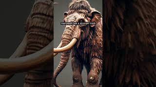 Animal size comparisons mammoth elephant shorts animals [upl. by Enaillil801]