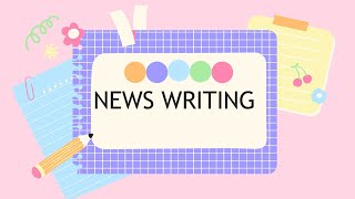 FUNDAMENTALS OF NEWS WRITING [upl. by Natascha490]