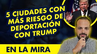 🚨 El plan de deportaciones masivas de Trump empezaría en estas ciudades [upl. by Tecu221]