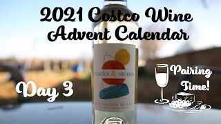 Day 3  2021 Costco Wine Advent Calendar Pairing Series [upl. by Aimak358]