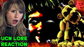 NEW FNAF FAN REACTS TO ULTIMATE CUSTOM NIGHT LORE FIVE NIGHTS AT FREDDYS [upl. by Okimik876]