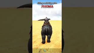 Challenge KILL GIGA WITH PHIOMIA shorts ark challenge [upl. by Kristyn373]