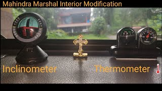 Mahindra Marshal  Interior Modification  deoverlander  Motor Home  Inclinometer  Thermometer [upl. by Arica]