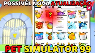 POSSIVÉL ATUALIZAÇÃO NO PET SIMULATOR 99 [upl. by Suiravad]