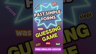 Can You Master PAST SIMPLE Forms in This QUIZ GAME shorts pastsimple quiz viral [upl. by Ydassac]