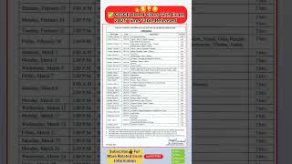 CISCE Board Class 12th Exam 2025 Time Table  CISCE 12 th exam Time table [upl. by Aicnelev]