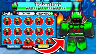 😱OMG🔥 FULL INVENTORY TITAN CLOVER MAN vs TELANTHRIC BOSS 😳  Skibidi Toilet Tower Defense ST PATICKS [upl. by Ahsineb]