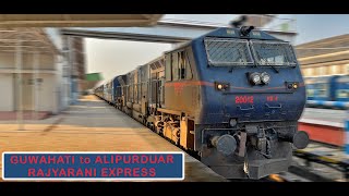 GUWAHATI to ALIPURDUAR Jn  Journey in RAJYARANI Express  Feb 2022 [upl. by Haman813]