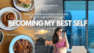 how to work towards your goals amp have a growth mindset BECOMING MY BEST SELF ep11 [upl. by Caras550]