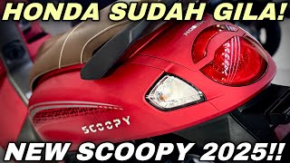 KEREN GILA‼️NEW SCOOPY 2025 STYLISH RED [upl. by Roosevelt]