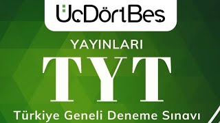 345 TÜRKİYE GENELİ TYT DENEME YORUMUM Yorgunuz [upl. by Wiltz]