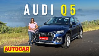 2021 Audi Q5 review  Back in business  First Drive  Autocar India [upl. by Lara]