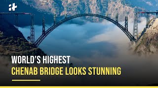 World’s Highest Chenab Bridge Looks Stunning [upl. by Past]