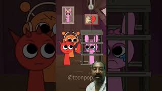 Incredibox Sprunki Whos Really Friend  Oren or Gray or Raddy shorts animation [upl. by Oettam]