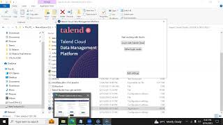 Talend Cloud setup Download Talend Studio [upl. by Paxton276]