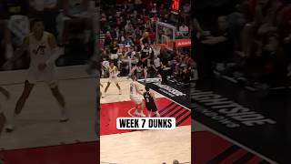 Who had the BEST DUNK in Week 7 Dec 28 Shorts NBA Dunk [upl. by Hayarahs]