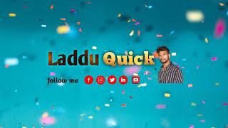 Laddu Quick creator Live Stream [upl. by Neehahs]