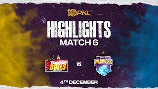 Match Highlights Bengaluru Bulls vs Bengal Warriors  December 4  Pro Kabaddi Season 10 [upl. by Jamesy]