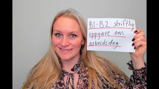 Video 771 Oppgave om seks timers arbeidsdag B1B2 nivå [upl. by Idonna]